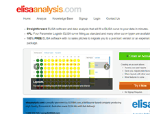 Tablet Screenshot of elisaanalysis.com